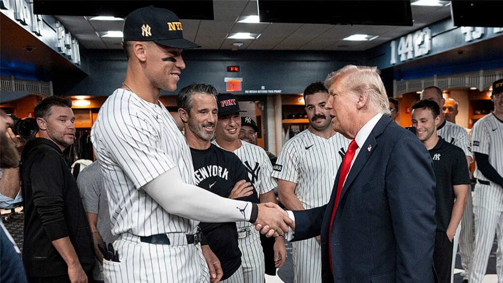 Aaron Judge says Yankees should have Trump ‘around more often’ after win over Tigers