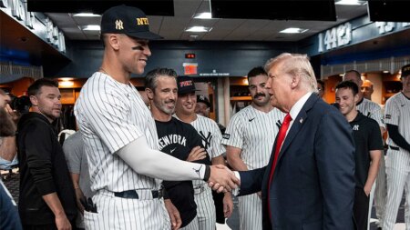 Aaron Judge says Yankees should have Trump ‘around more often’ after win over Tigers