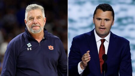 Auburn coach Bruce Pearl says Charlie Kirk was assassinated because ‘they couldn’t beat him’ in tribute