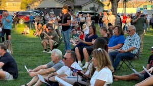 Vigil for Charlie Kirk held in alleged gunman’s Utah hometown draws hundreds of mourners