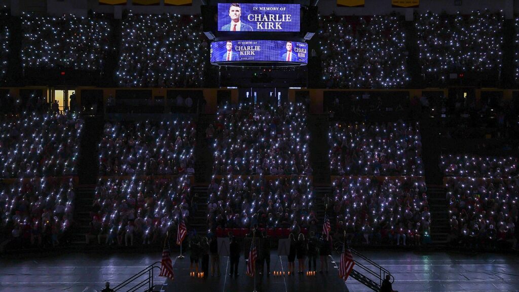 Charlie Kirk vigils held at universities across America following assassination of conservative activist