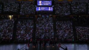 Charlie Kirk vigils held at universities across America following assassination of conservative activist
