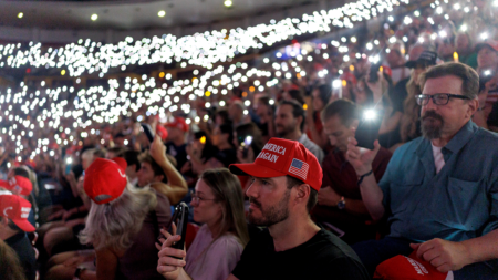 Red hats and chants of ‘USA’ mark vigil honoring slain conservative leader Charlie Kirk: ‘Act’
