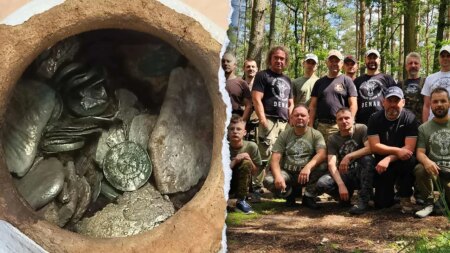Hobbyists searching for rockets accidentally unearth ‘incredible’ ancient treasures buried deep underground