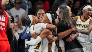 Fever win first playoff series in 10 years despite Caitlin Clark’s injury, advance to WNBA semifinals