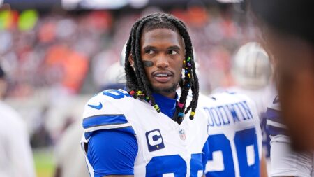 Cowboys’ CeeDee Lamb could miss 3-4 weeks after suffering high ankle sprain in loss to Bears: report