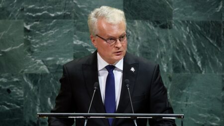 Trump gets praise at UN as Lithuania’s president warns Putin respects only strength