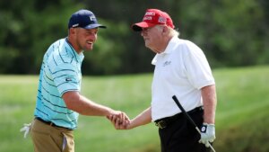 Bryson DeChambeau says Trump can ‘inspire us to victory’ at Bethpage Black Ryder Cup