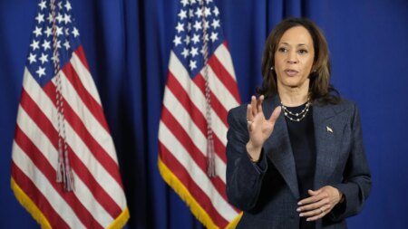 Harris resurrects campaign word salad when concerned pregnant mom asks about raising a son under Trump