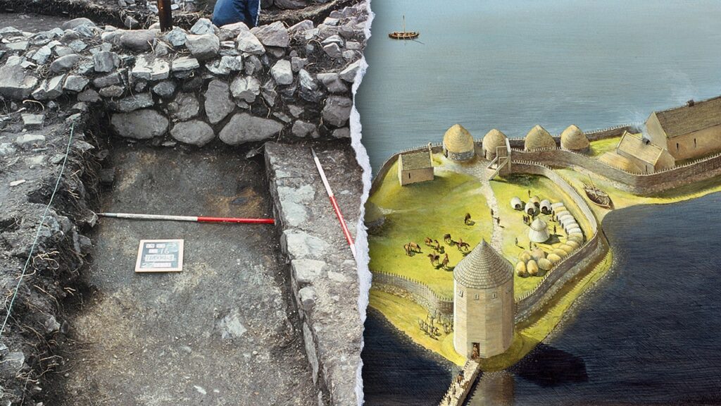 Forgotten medieval kingdom’s grand castle emerges after decades of research in Scotland