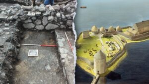 Forgotten medieval kingdom’s grand castle emerges after decades of research in Scotland