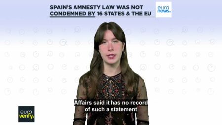 Was Spain’s amnesty law condemned by 16 countries and the EU?