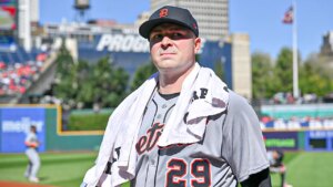 Foul ball shatters broadcast camera behind home plate during thrilling Tigers-Guardians AL Wild Card game