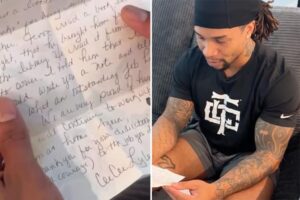 New dad receives 24-year-old letter penned by his hero flight attendant mom shortly before she was killed on 9/11: ‘Very proud of him’