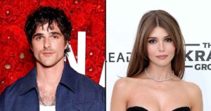 Jacob Elordi Carries Olivia Jade Giannulli’s Dress Train at ‘Frankenstein’ Premiere Weeks After Their Split 