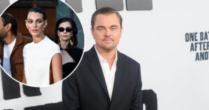 Leonardo DiCaprio’s Girlfriend Vittoria Ceretti Supports Him at ‘One Battle After Another’ Premiere