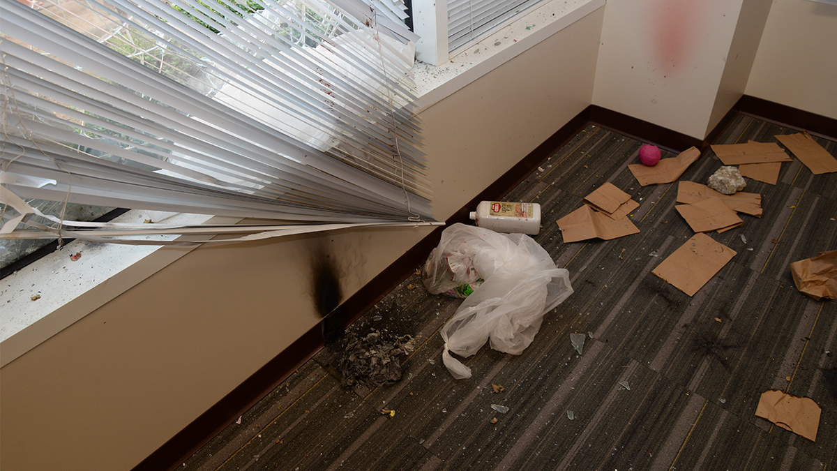 Damage to Atlanta ICE facility