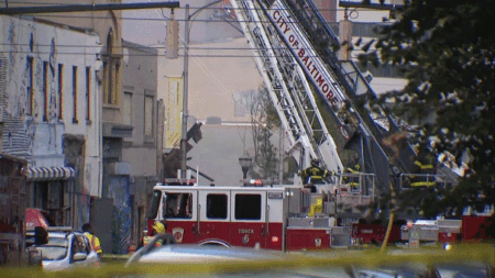 Baltimore fire causes building collapse in massive downtown emergency as arson teams, ATF investigates