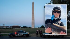 Mugshots of Capitol Hill intern murder suspects revealed as manhunt continues for third suspect