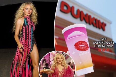 Dunkin’ is giving away free, reusable Sabrina Carpenter cups — but you’d better act fast to snag one