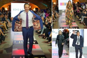 Ex-Govs Cuomo, Paterson and other politicians strut down runway in bipartisan NYFW show featuring local designers