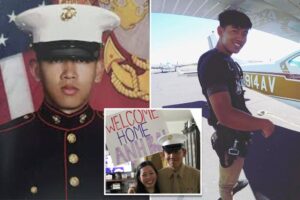 Marine veteran found shot dead on side of Texas road after Uber shift