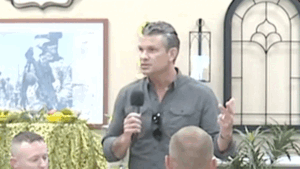 Hegseth vows to rebuild military deterrence so enemies ‘don’t want to f— with us’