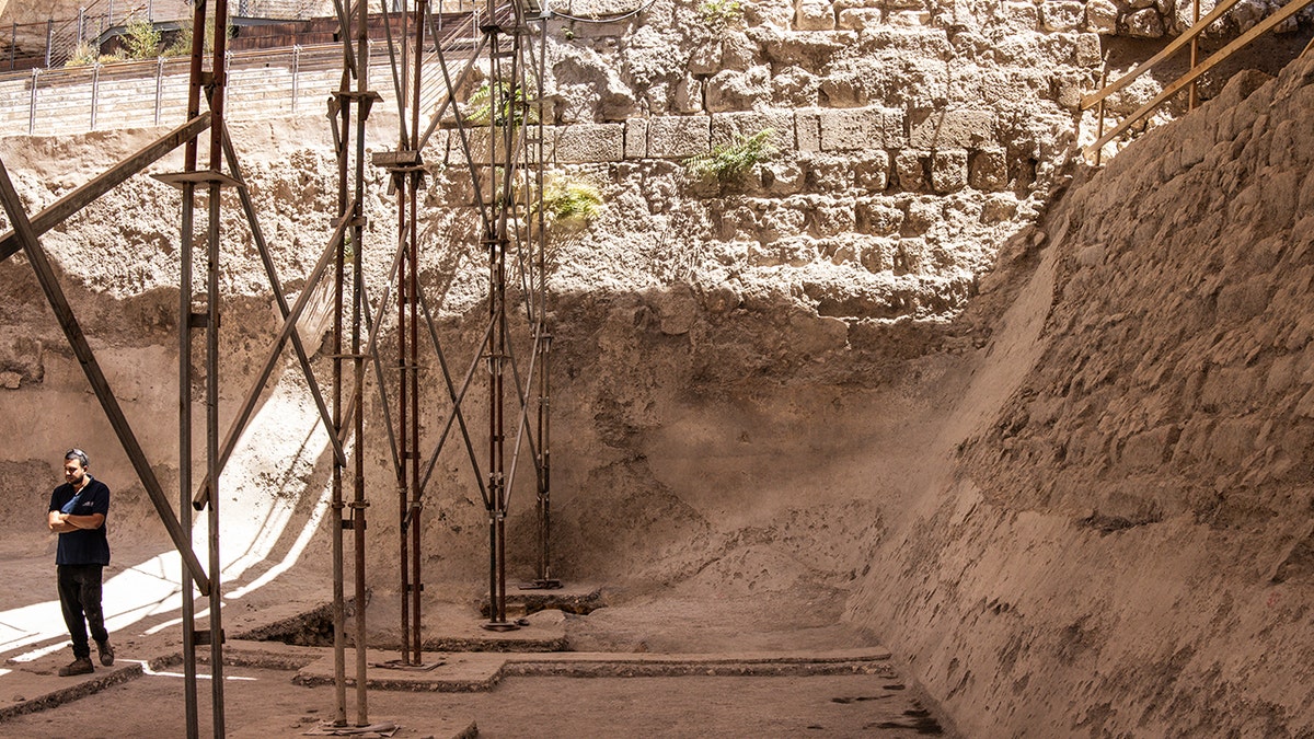 Image of ancient bricks, ancient dam