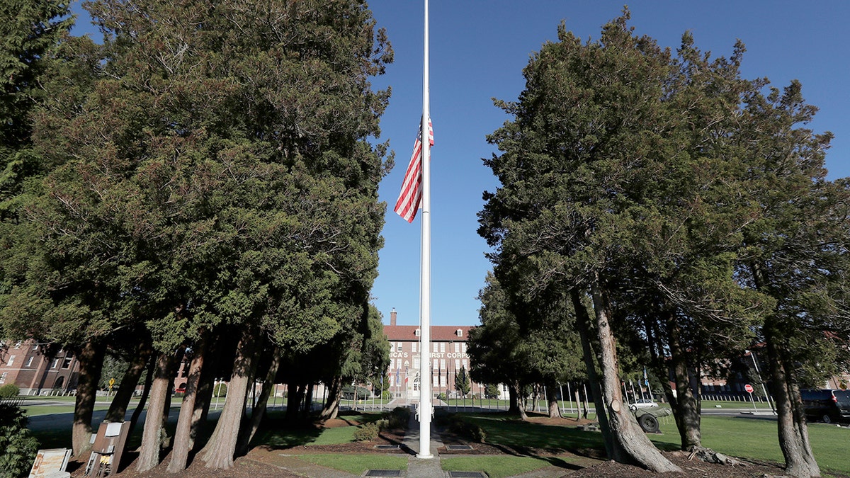 JBLM flag pole
