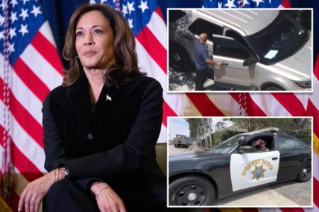 Los Angeles police officers ‘pulled from working cases’ to provide security for Kamala Harris