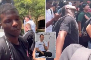 Expelled Texas State student who reenacted Charlie Kirk’s assassination in front of crowd claims he ‘made a mistake in heat of the moment’