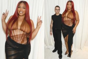 Exclusive | Lizzo looking good as hell at Christian Siriano’s NYFW show