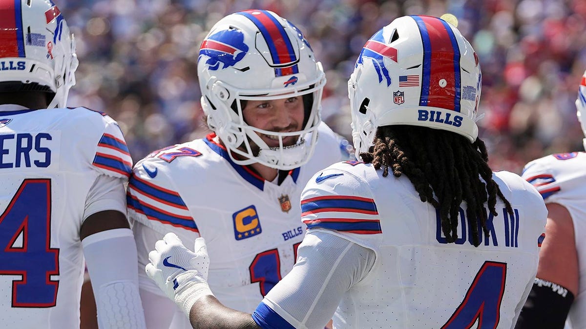 Josh Allen and James Cook