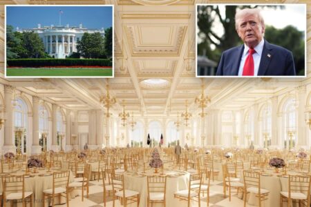 Trump’s prized White House ballroom will be ‘a little bigger’ than initially thought, he reveals