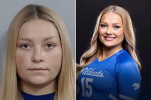 University of Kentucky cheerleader, 21, arrested after dead infant found stuffed in trash bag tossed inside closet