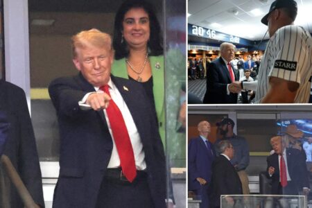 Trump cheered on at Yankee Stadium by fans — accurately predicts victory: ‘You’re gonna win’