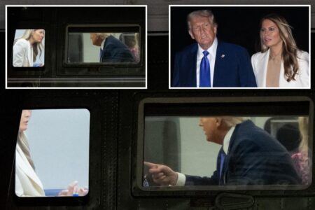 Trump and Melania’s finger-waving ‘spat’ was actually prez raving about UN escalator snafu: lip readers