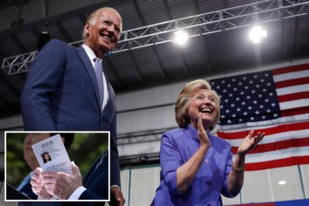 Resurfaced notecards show that Biden had reminders of Hillary Clinton among other top Dem officials