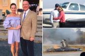 Agatha and Thomas Perkins were both killed in the Monday morning plane crash.