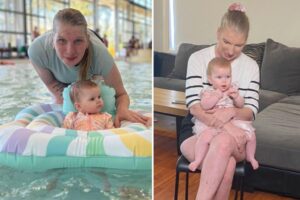 Breastfeeding mom of five asked to remove herself from baby pool for ‘hygiene reasons’