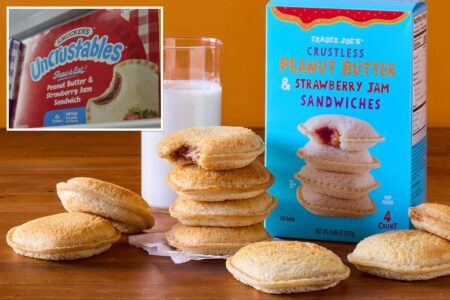 Smucker sues Trader Joes over ‘crustless’ PB&J sandwiches which resemble iconic Uncrustables