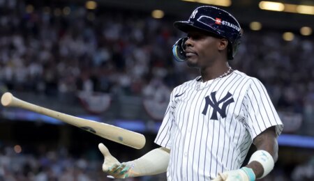 Yankees’ Jazz Chisholm Jr gives reporters cold shoulder after controversial benching for postseason opener