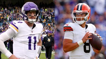 Vikings, Browns face off in London in rookie quarterback Dillon Gabriel’s first start