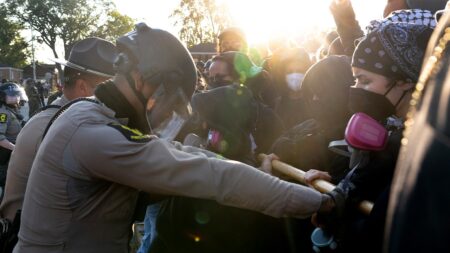 DHS says ICE agents in Chicago suburb ‘boxed in by 10 cars’ as tensions escalate