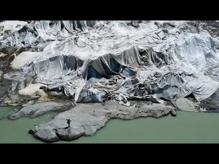 ‘Enormous’ melting sees Swiss glaciers shrink by 3% this year, the fourth-biggest retreat on record