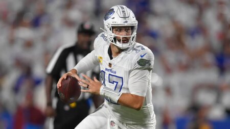 Bills fan snags Josh Allen’s errant pass, immediately leaves with football