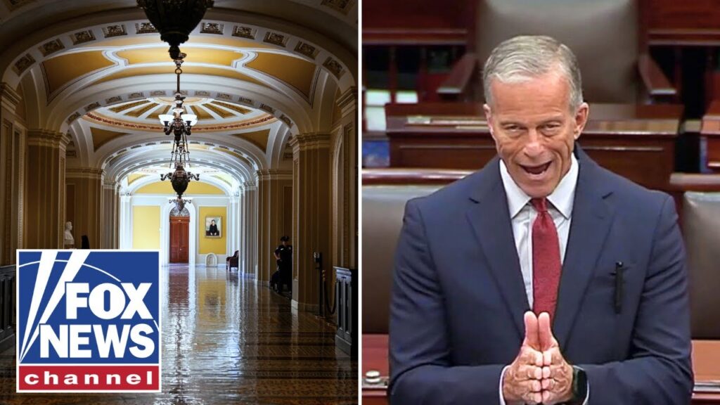 HEATING UP: Sen. John Thune takes Senate floor amid shutdown battle