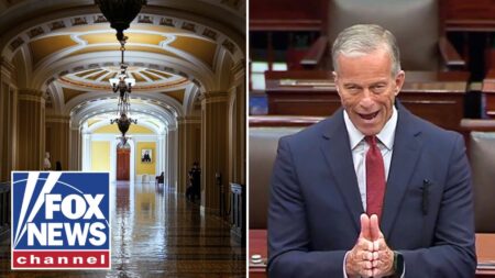 HEATING UP: Sen. John Thune takes Senate floor amid shutdown battle