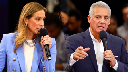 ‘Getting desperate’: Governor debate gets personal after Democrat is mocked for cheating scandal