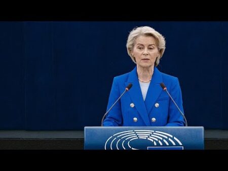 Russia is waging a ‘grey zone campaign’ against Europe, warns von der Leyen